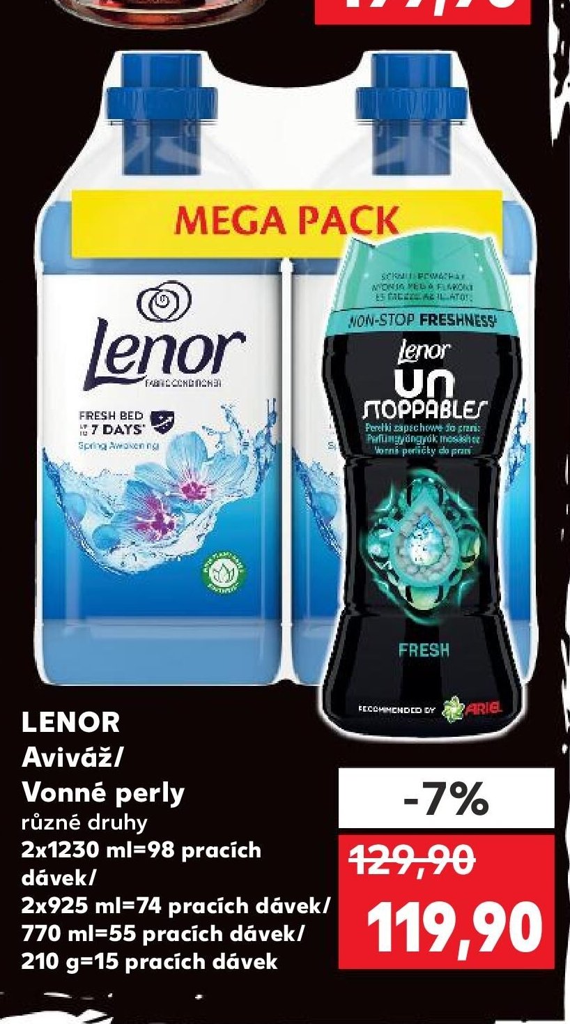 Lenor Aviváž/Vonné perly