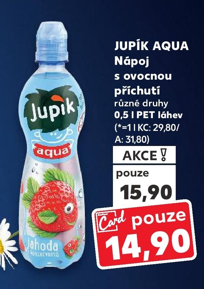 JUPÍK AQUA Nápoj s ovocnou příchutí