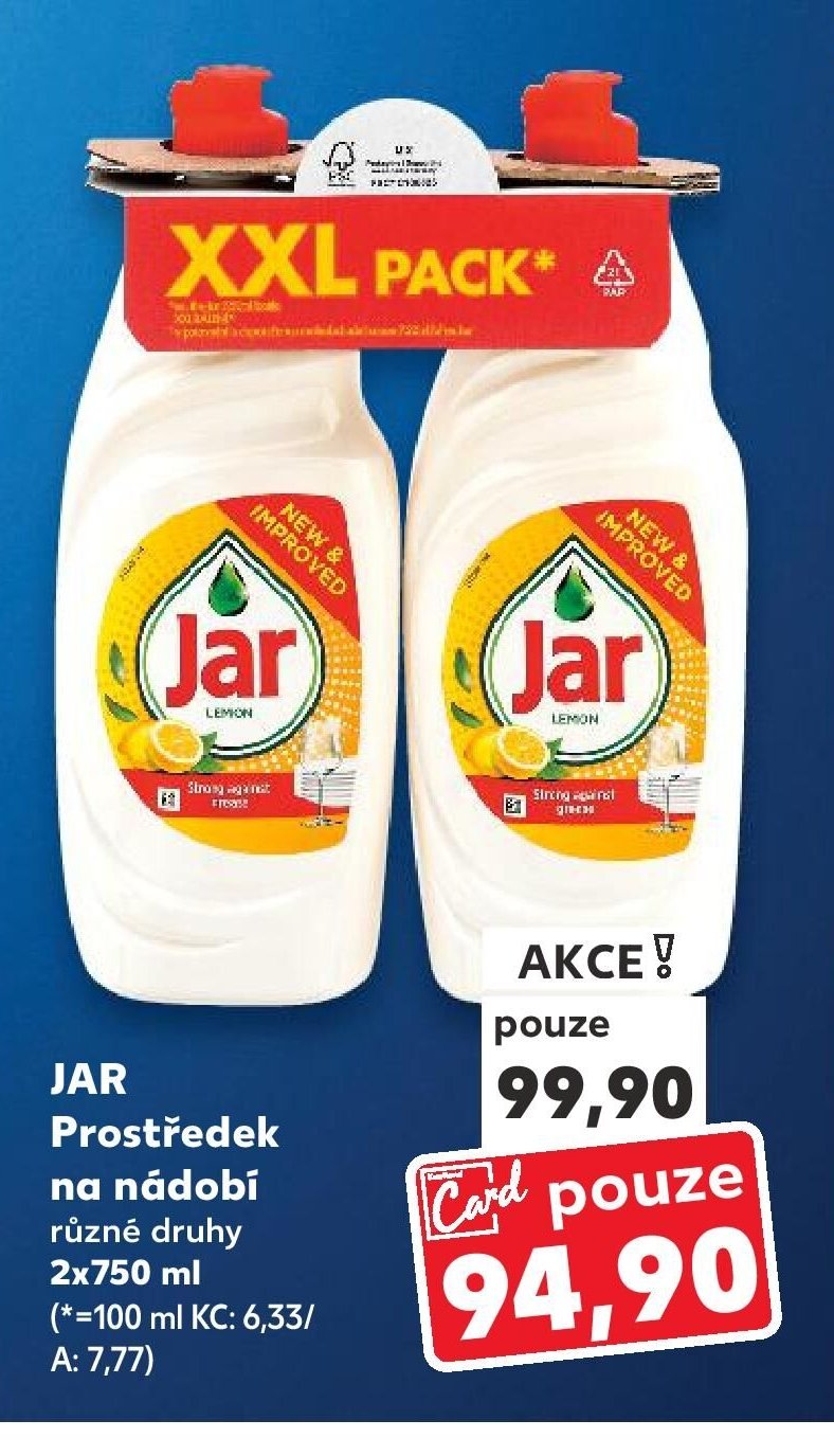 JAR Prostředek na nádobí