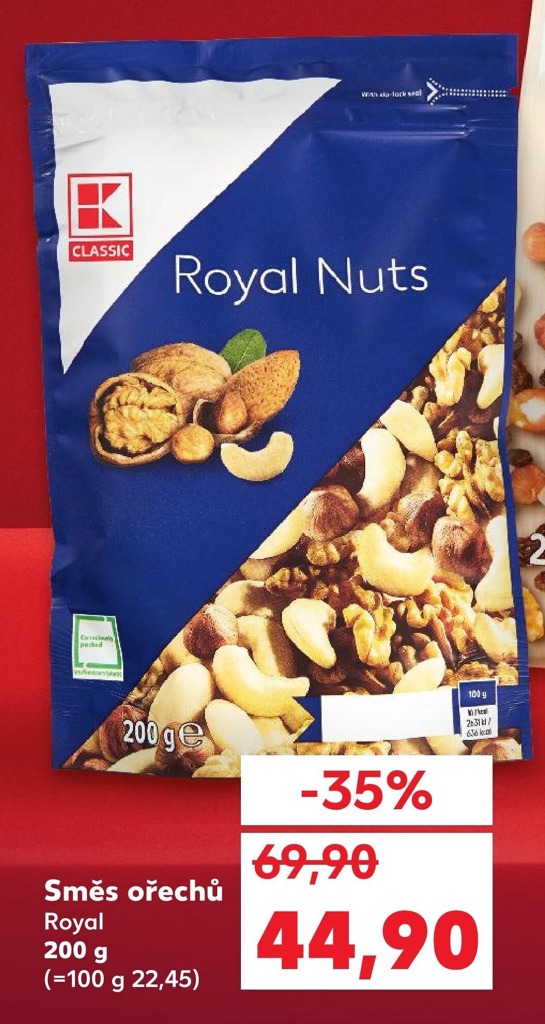 Směs ořechů Royal 200 g