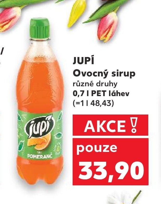 JUPÍ Ovocný sirup