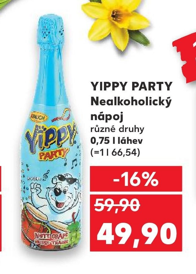 YIPPY PARTY Nealkoholický nápoj