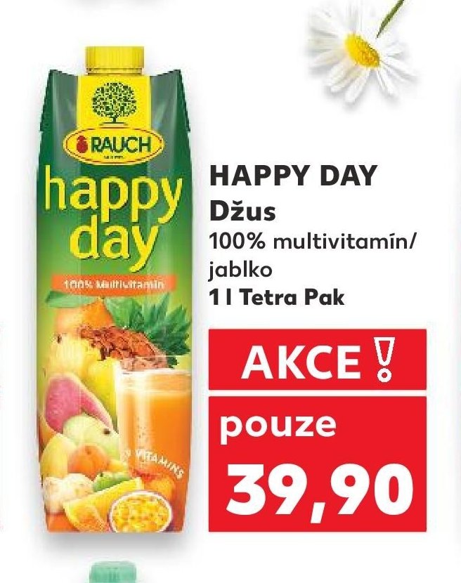 HAPPY DAY Džus 100% multivitamin/jablko
