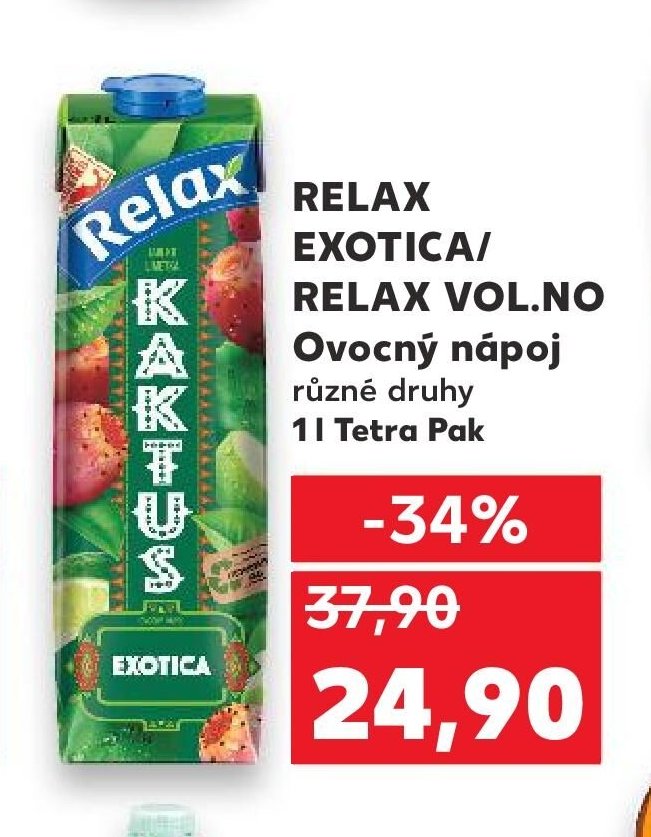 RELAX EXOTICA/RELAX VOL.NO Ovocný nápoj