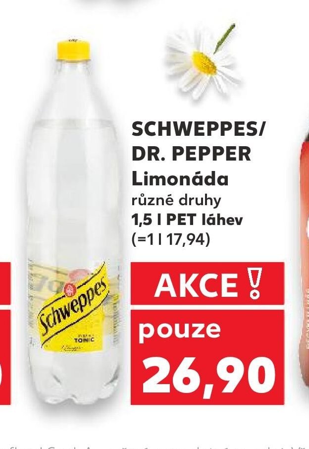 SCHWEPPES/DR. PEPPER Limonáda