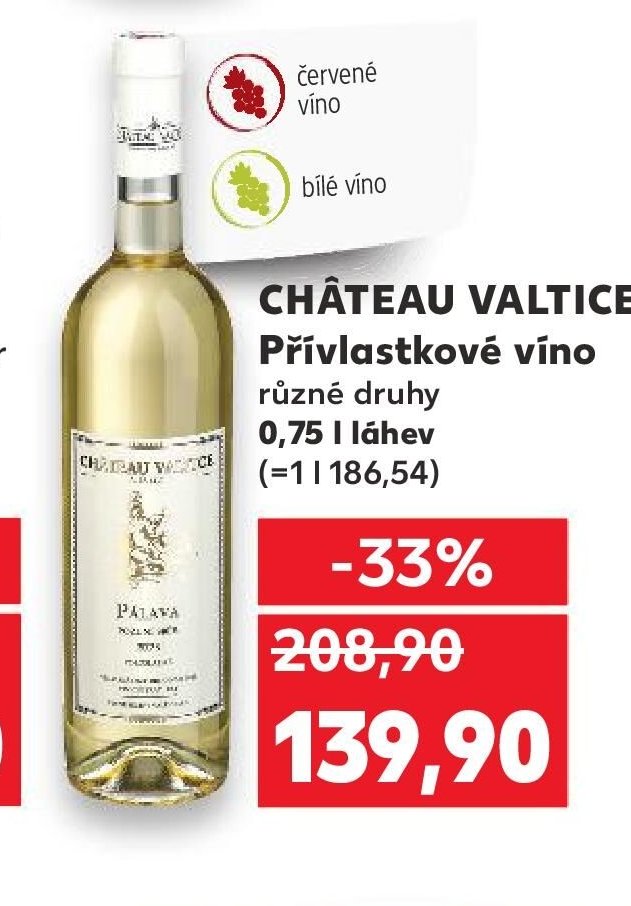 CHÂTEAU VALTICE Přívlastková vína