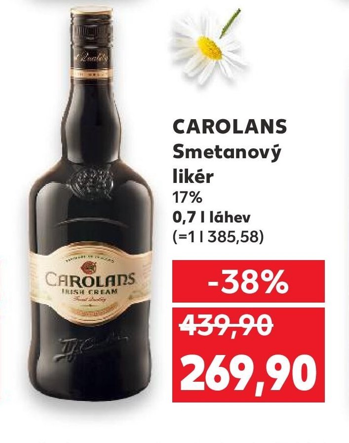 CAROLANS Smetanový likér