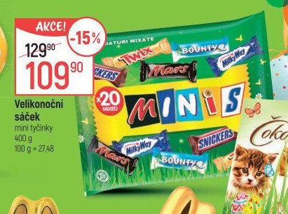 Velikonoční sáček mini tyčinky