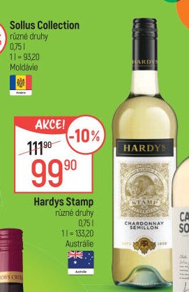 Hardys Stamp různé druhy