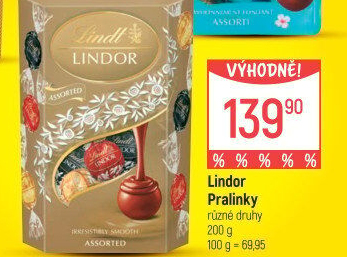 Bonboniéra Pralinky Lindor Lindt