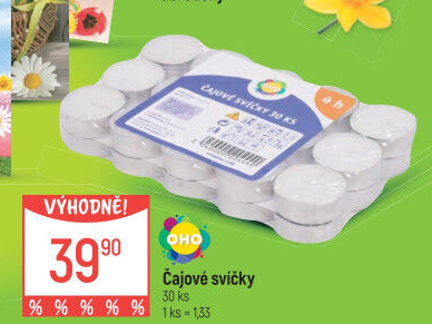 Čajové svíčky OHO