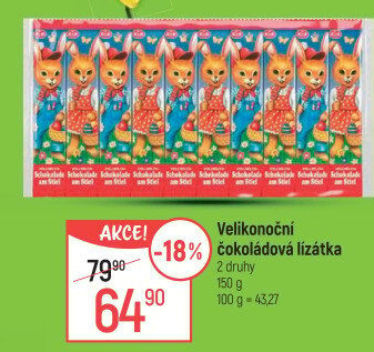 Čokoládové lízátko E + G