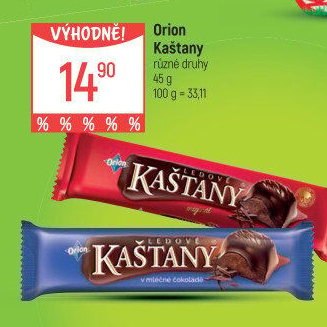 Ledové kaštany Orion