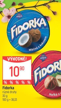 Oplatky Fidorka Opavia