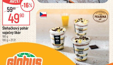 Šlehačkový pohár Globus