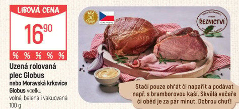 Uzená rolovaná plec Globus