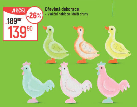 Velikonoční dřevěné dekorace