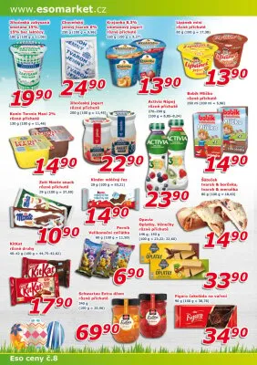 akční leták ESO MARKET 2.4.2025-13.4.2025