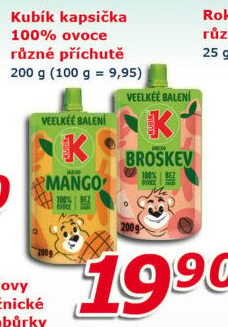 Kapsička ovocná 100% Kubík