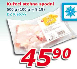Kuřecí stehna mražená DZ Klatovy