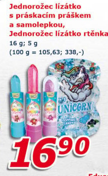 Lízátko s praskajícím práškem Vida'