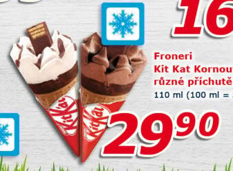 Nanuk kornout Kit Kat Nestlé