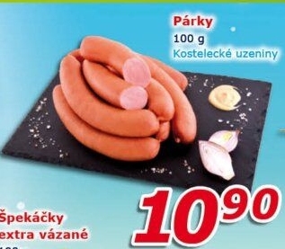 Párky Kostelecké uzeniny