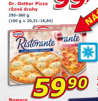 Pizza mražená Ristorante Dr. Oetker