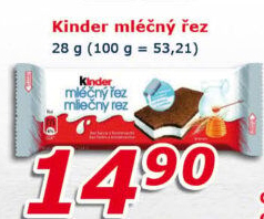 Řez mléčný Kinder