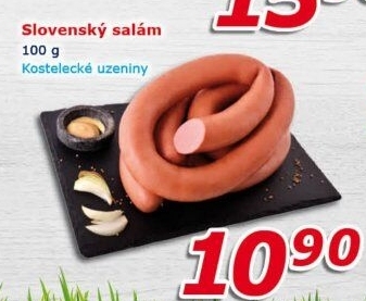 Salám slovenský točený Kostelecké uzeniny