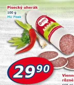 Salám Uherák písecký Maso uzeniny Písek