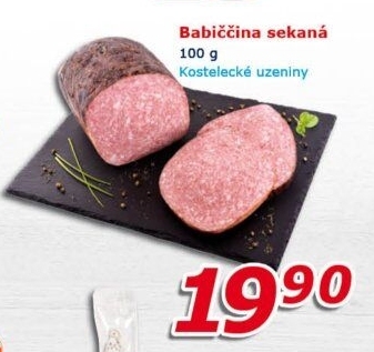 Sekaná babiččina Kostelecké uzeniny