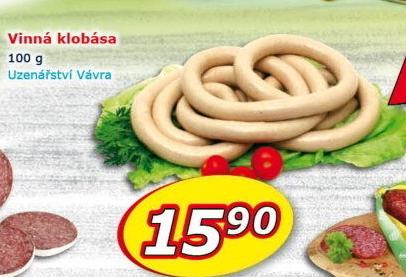 Vinná klobása Uzenářství Vávra