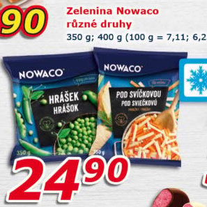 Zelenina mražená Nowaco
