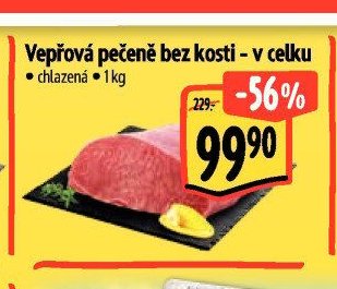 Vepřová pečeně bez kosti - v celku