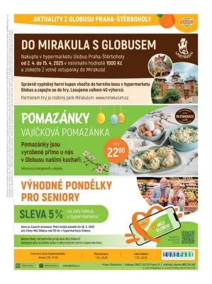 akční leták Globus 2.4.2025-8.4.2025