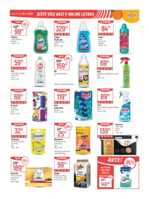 akční leták Globus 2.4.2025-8.4.2025
