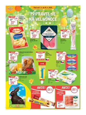 akční leták Globus 2.4.2025-8.4.2025