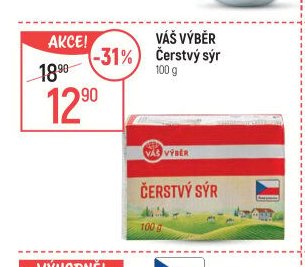 VÁŠ VÝBĚR Čerstvý sýr