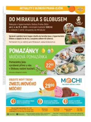 akční leták Globus 2.4.2025-8.4.2025