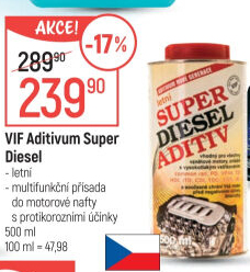 Aditivum Super diesel VIF