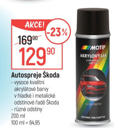 Autolak sprej Motip