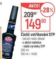 Čistič vstřikovacího systému - benzín STP