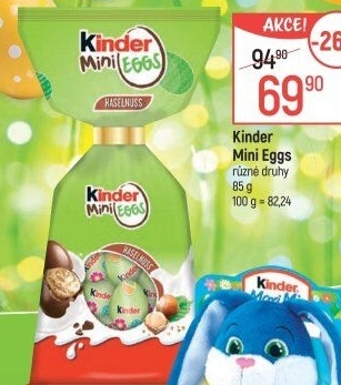Čokoládová vajíčka Mini Kinder