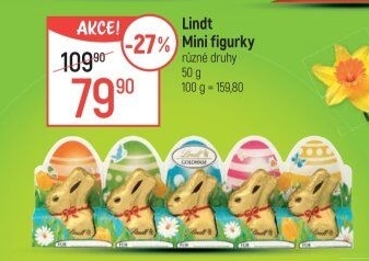 Čokoládoví zajíčci Lindt