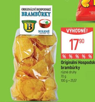 Hospodské brambůrky Bramborárna Zykmund