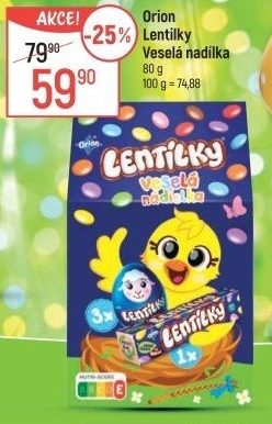 Lentilky Veselá nadílka Orion