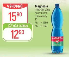 Přírodní voda Magnesia