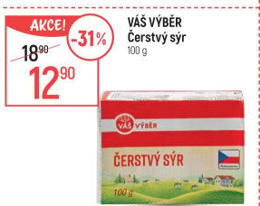 Sýr čerstvý Váš Výběr