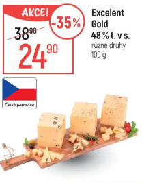 Sýr Excelent Gold 48%